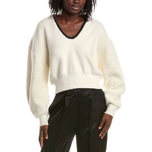 Alexis Womens  Cielo Wool & Cashmere-Blend Sweater, White